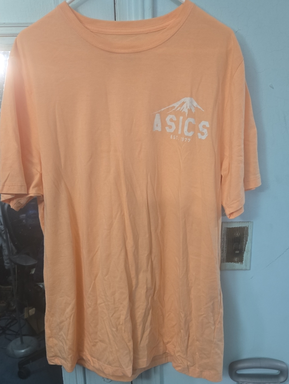 Asics Peach Short Sleeve Logo Tee